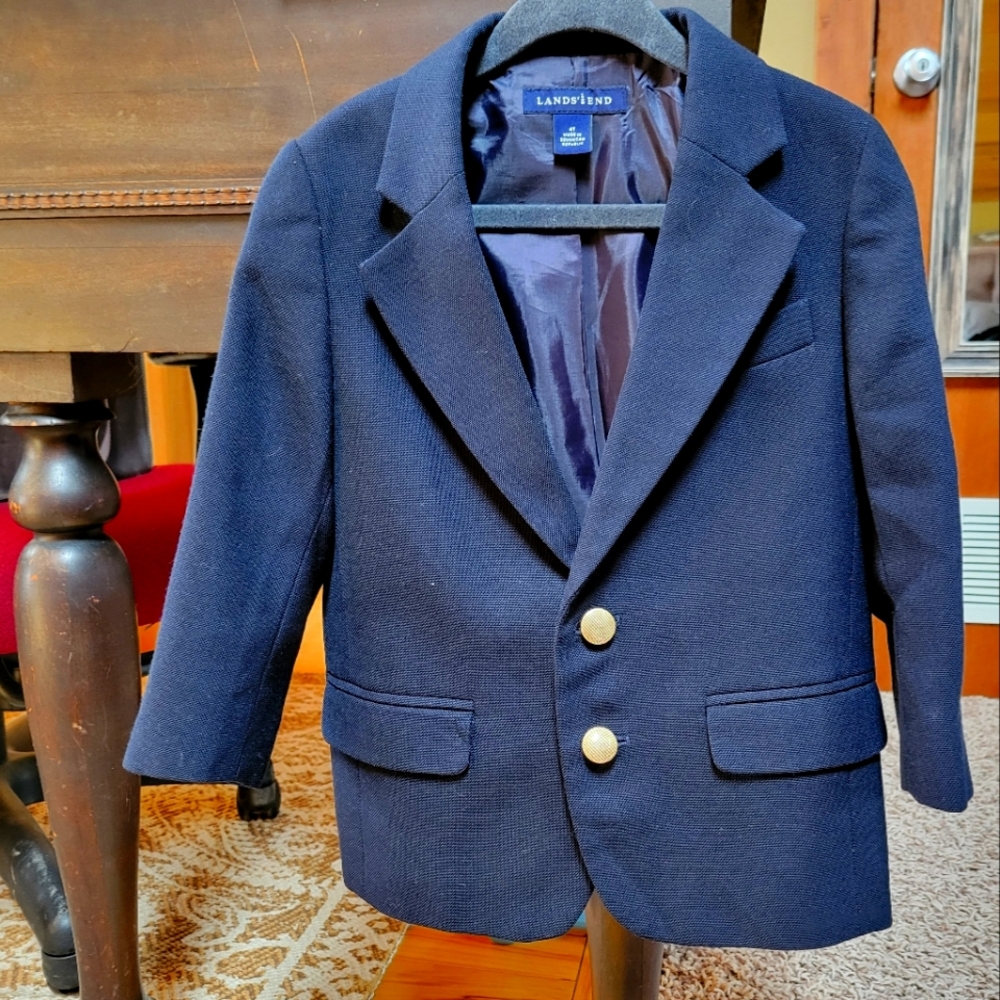Lands End Youth (4t) Blue Blazer